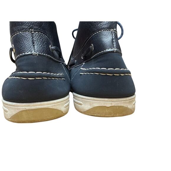 "AKADEMICS" Mens Lace up ankle boot Style SZ 10.5 Blue Preppy Student PLZ READ!! - Picture 8 of 11